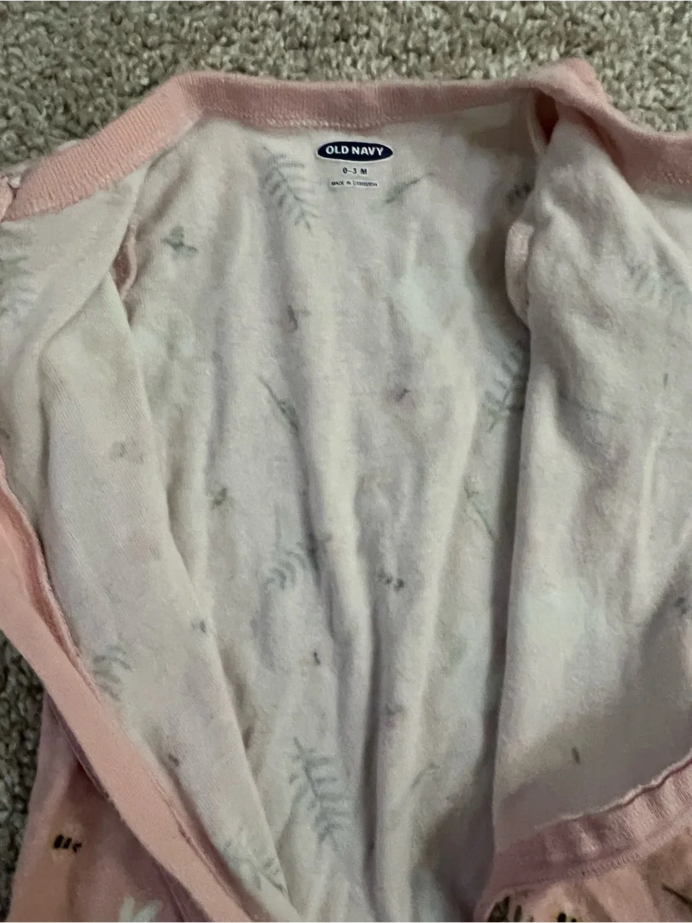 0-3mo Baby Onesies - Lemon & Bunny Prints